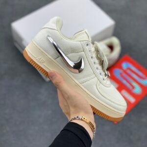 Travis Scott XNike Air Force 1 Low"ravis Scott White" - Image 10