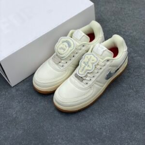 Travis Scott XNike Air Force 1 Low"ravis Scott White" - Image 3