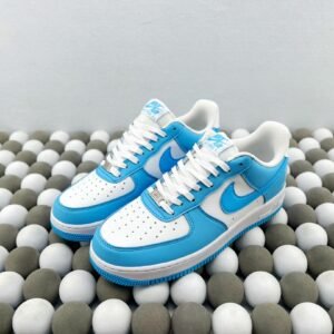 AirForce1Low White and Blue AF1 - Image 9