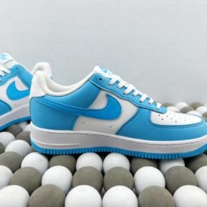 AirForce1Low White and Blue AF1 - Image 5