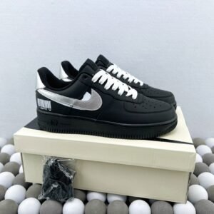 Air Force 1 cool black silver wing black silver AF1 air force - Image 10