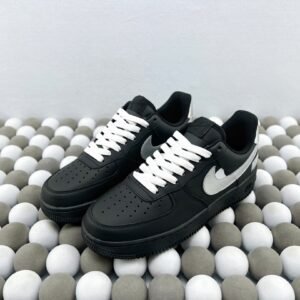 Air Force 1 cool black silver wing black silver AF1 air force - Image 9