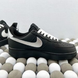 Air Force 1 cool black silver wing black silver AF1 air force - Image 5