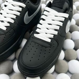 Air Force 1 cool black silver wing black silver AF1 air force - Image 3