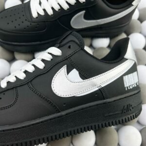 Air Force 1 cool black silver wing black silver AF1 air force - Image 2