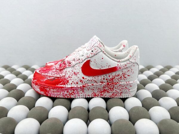 Air Force 1 crime scene white and red AF1 Air Force